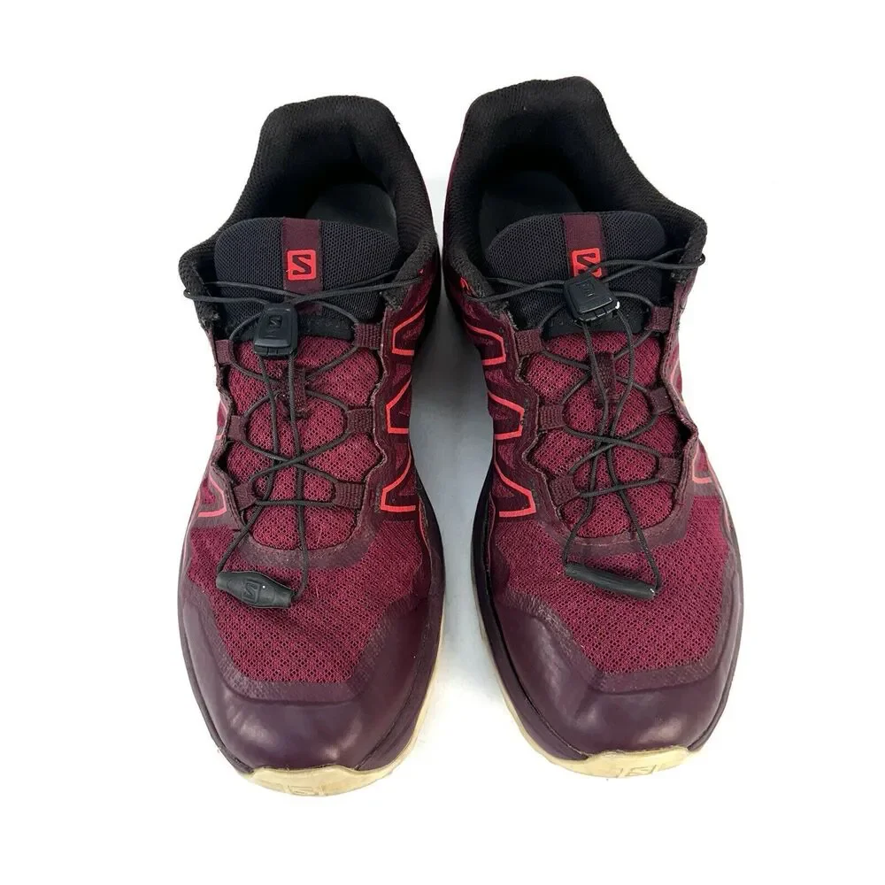 Salomon XA TAKEO Women's Size 9.5 Burgundy Trail Running Hiking Sneaker 410826